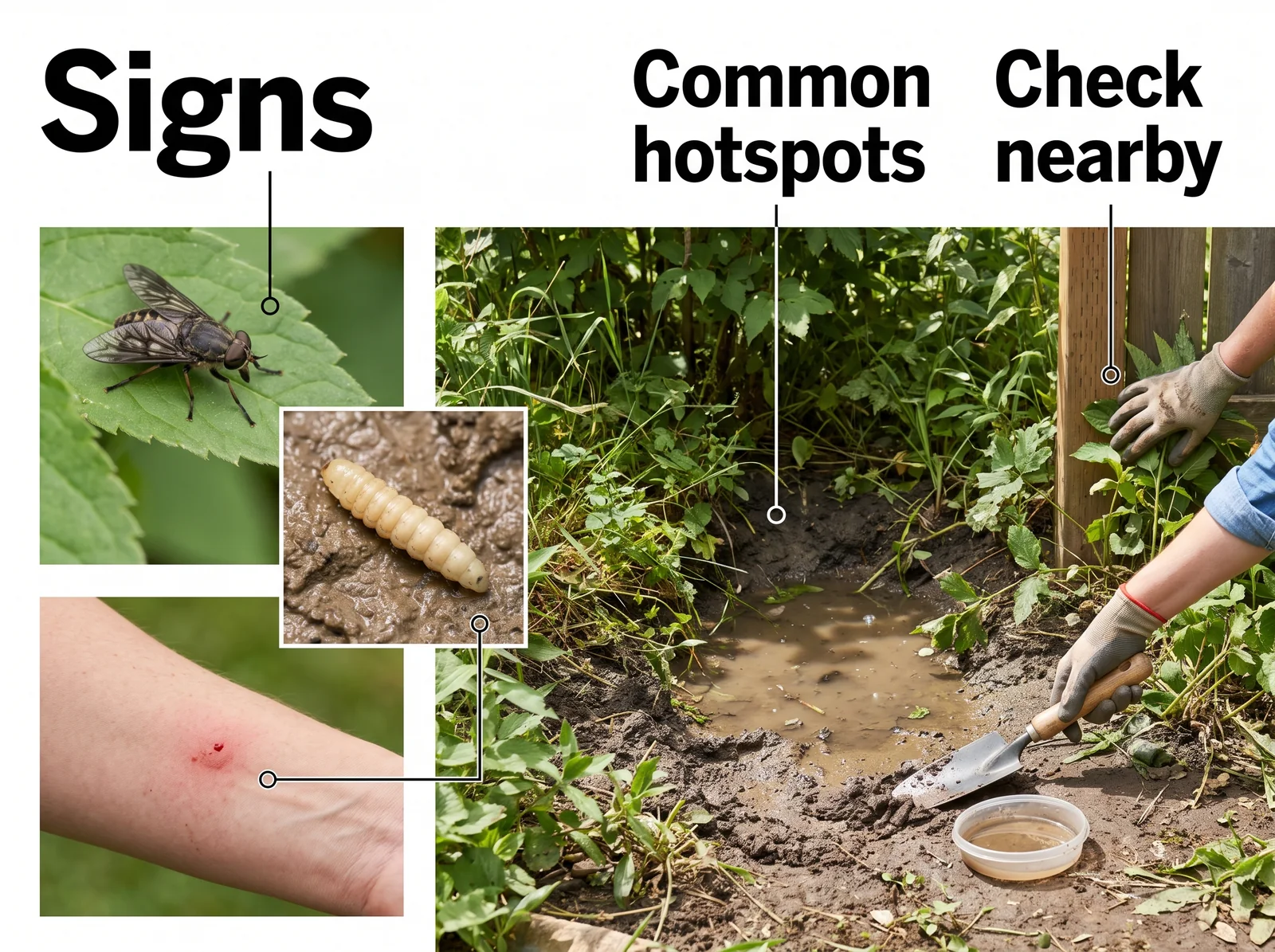 Deer Fly — signs and common hotspots
