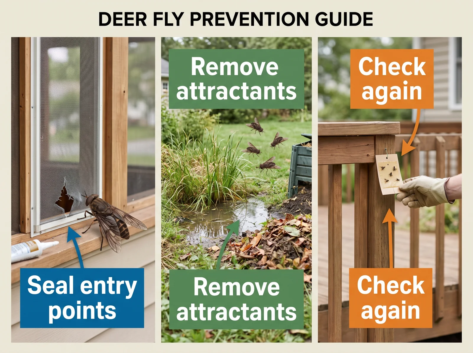 Deer Fly — prevention and entry points